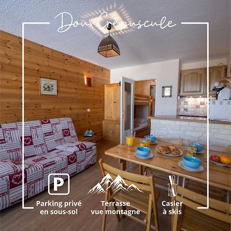 Doux Crepuscule - Au Bord Des Pistes - Parking Apartment Enchastrayes ภายนอก รูปภาพ