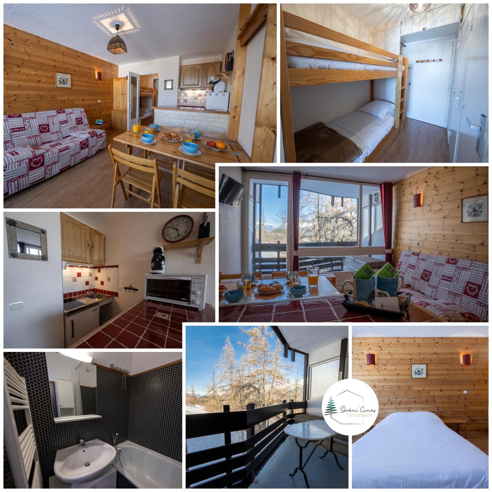 Doux Crepuscule - Au Bord Des Pistes - Parking Apartment Enchastrayes ภายนอก รูปภาพ